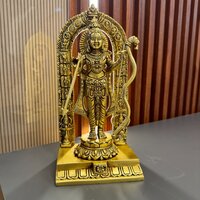 Brass Ram Lalla Statue with Yellow Antique Finish |Religious idols| |Brass Idols| |Ram Lalla| |Temple decor||