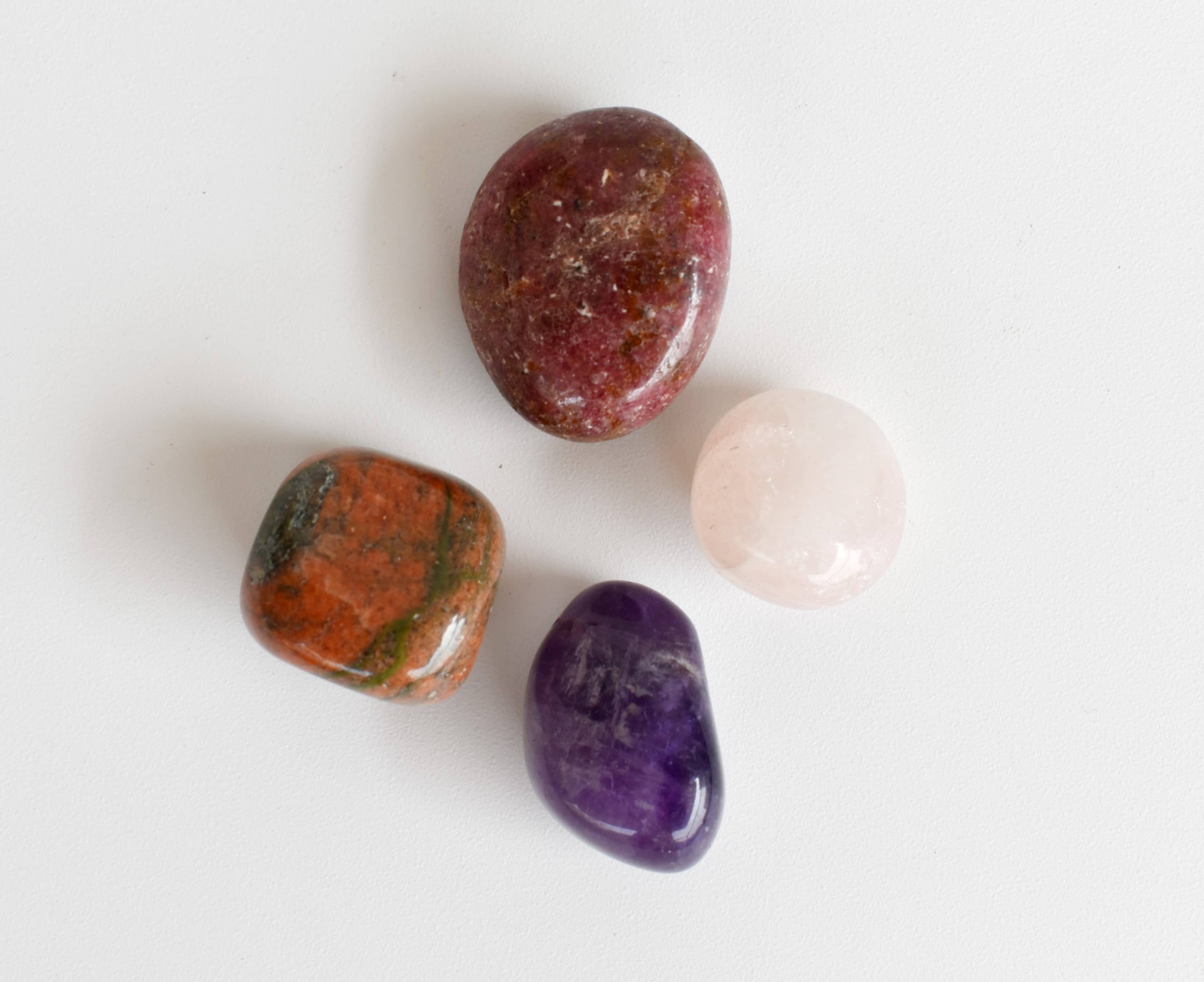 Encourage Forgiveness Crystal Kit, Healing Gemstones, Meditation Gift Stones