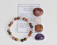 Encourage Forgiveness Crystal Kit, Healing Gemstones, Meditation Gift Stones