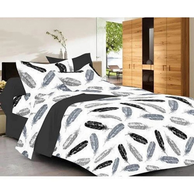 Printed Double Bed Sheet - Color: Different Available