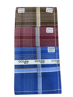 Cotton Check Handkerchief