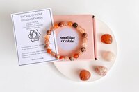 Sacral Chakra Crystal Kit, Chakra Gift Set, Chakra Balancing Stones