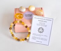 Solar Plexus Chakra Crystal Kit, Chakra Gift Set, Chakra Balancing Stones