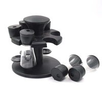 6 PC SPICE RACK USED FOR STORING SPICES EASILY IN AN ORDERED MANNER