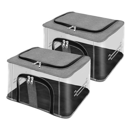 33 LITER PVC TRANSPARENT CLOTHES STORAGE BOX