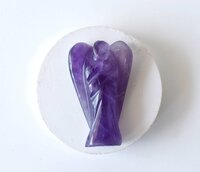 Amethyst Angel, Gemstone Angel Statue, Pocket Angels