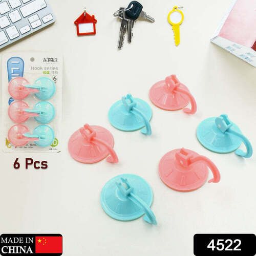 WALL HOOK HEAVY DUTY HOOK 6 PCS FOR WALL HEAVY PLASTIC HOOK,