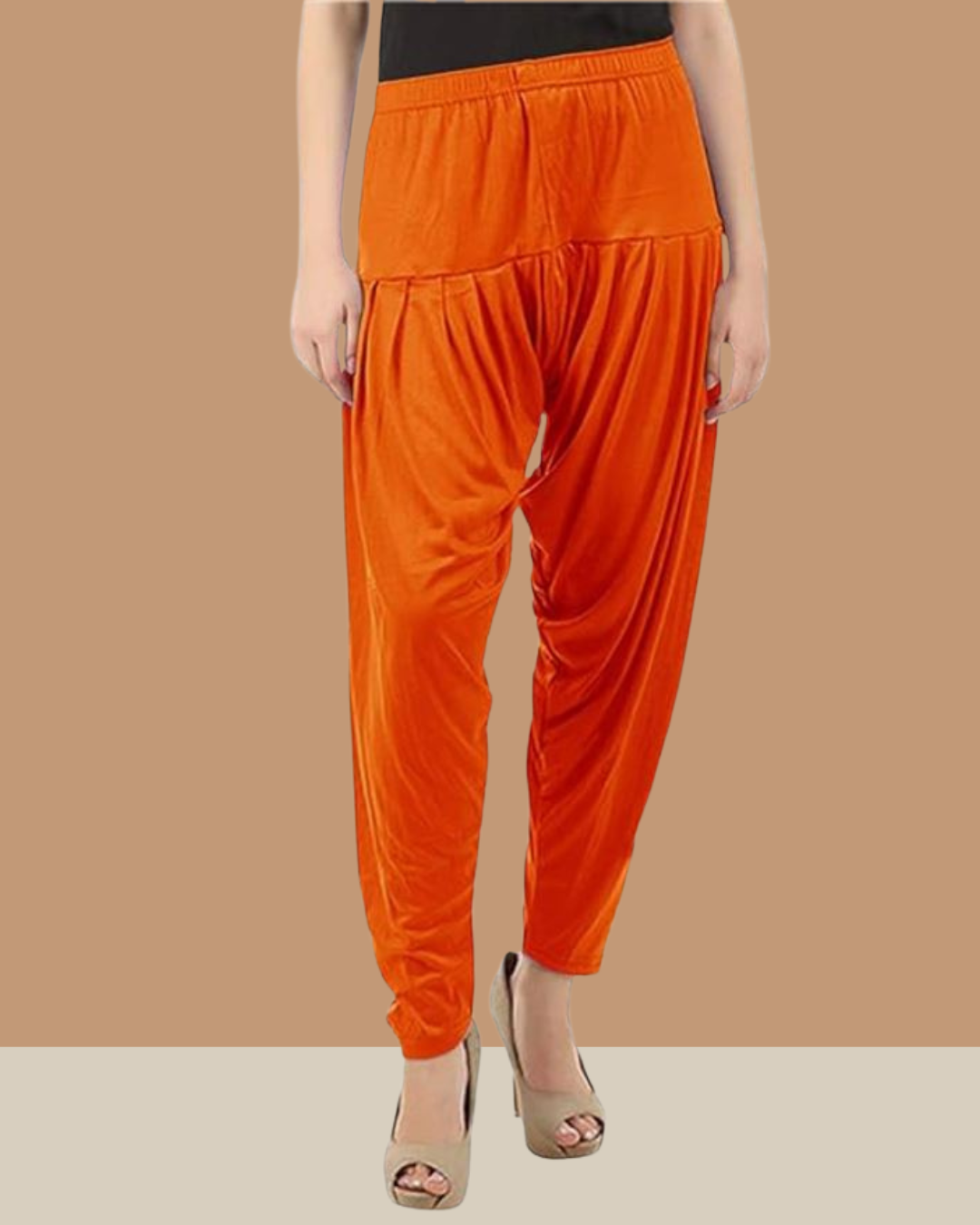 Orange Color Viscose Rayon Patiala