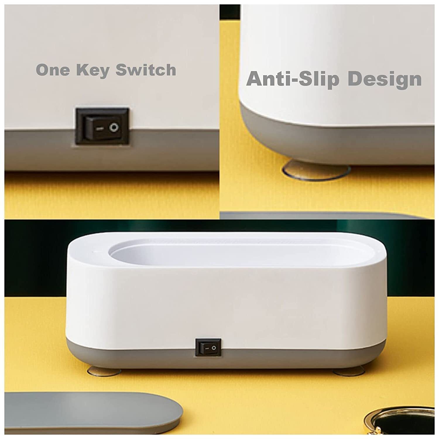 ULTRASONIC VIBRATION EYEGLASS CLEANER