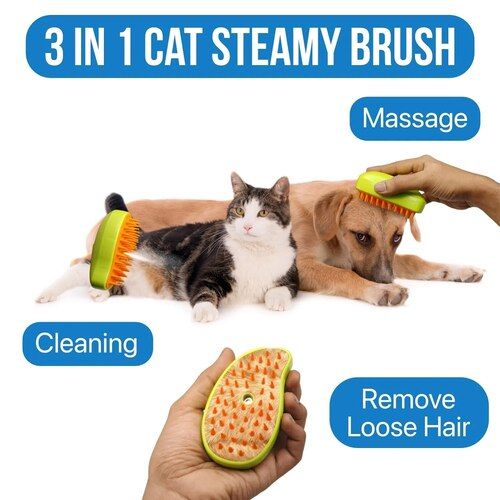 3 IN1 CAT STEAMY BRUSH 12918