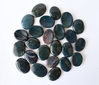 Bloodstone Worry Stone for Crystal Healing, Pocket Palm Stone