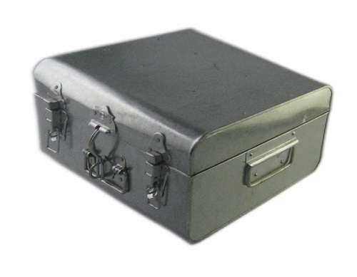 36 cm Galvanised Trunk