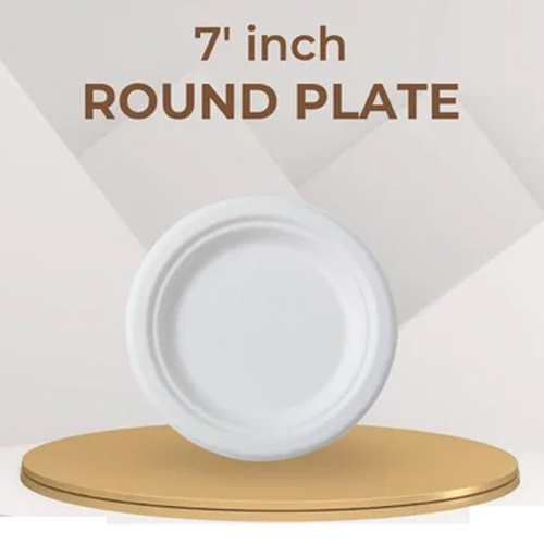 Bagasse Round Plate
