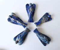 Lapis Lazuli Angel, Gemstone Angel Statue, Pocket Angels