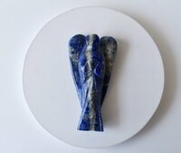 Lapis Lazuli Angel, Gemstone Angel Statue, Pocket Angels