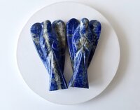 Lapis Lazuli Angel, Gemstone Angel Statue, Pocket Angels