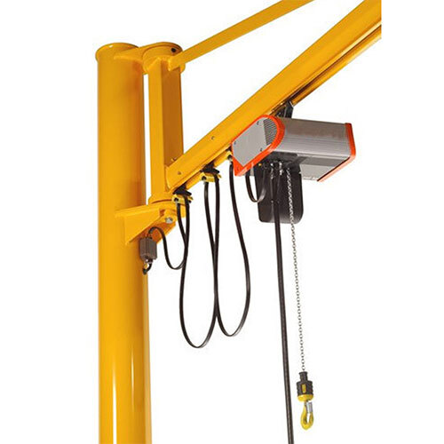 Yellow Jib Crane