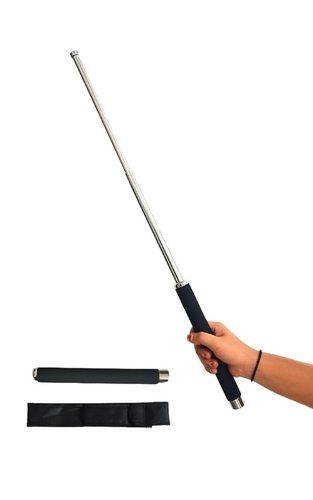 FOLDABLE SELF DEFENCE STICK ROD WITH COVER