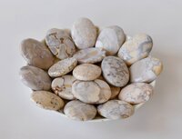 Conglomerate  Worry Stone for Crystal Healing, Pocket Palm Stone