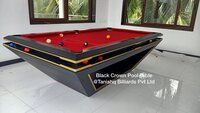 Imported Black Crown Pool Table