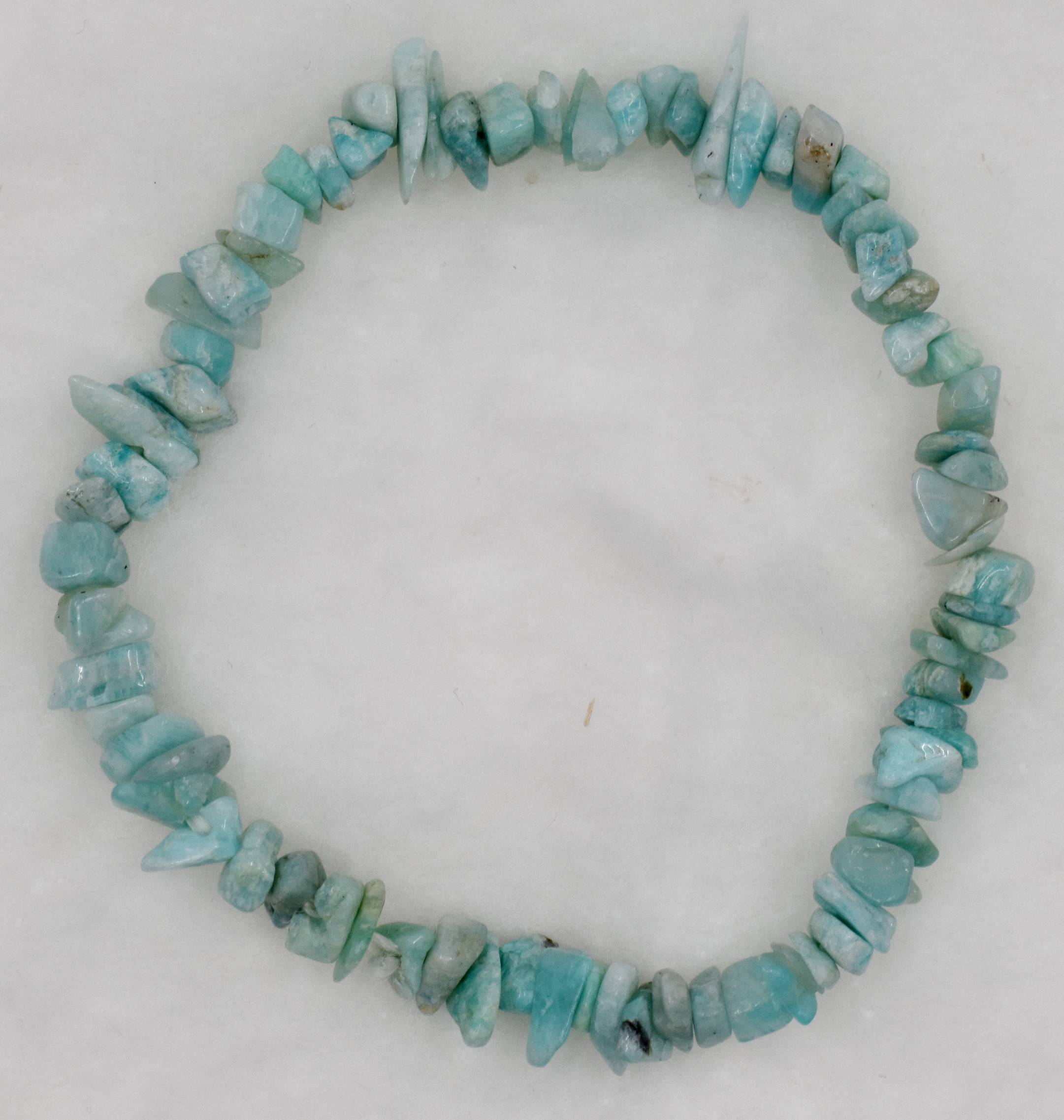 Amazonite Chip Bracelet Crystal Chip Jewelry