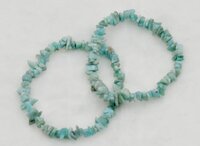 Amazonite Chip Bracelet Crystal Chip Jewelry