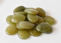 Green Aventurine  Worry Stone for Crystal Healing, Pocket Palm Stone