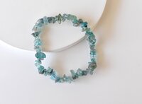 Apatite Chip Bracelet Crystal Chip Jewelry