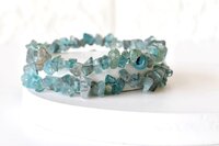 Apatite Chip Bracelet Crystal Chip Jewelry