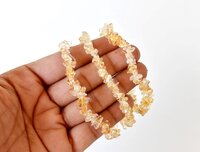 Citrine Chip Bracelet Crystal Chip Jewelry