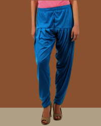 Turquoise Blue Viscose Rayon Patiala