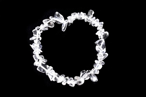 Crystal Quartz Chip Bracelet Crystal Chip Jewelry