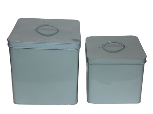 34 cm Galvanised Box