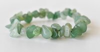 Green Aventurine Chip Bracelet Crystal Chip Jewelry