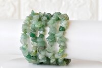 Green Aventurine Chip Bracelet Crystal Chip Jewelry