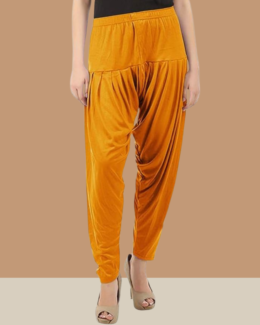 Mustard Yellow Color Viscose Rayon Patiala