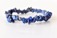 Lapis Lazuli Chip Bracelet Crystal Chip Jewelry