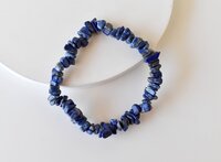 Lapis Lazuli Chip Bracelet Crystal Chip Jewelry