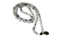 Rainbow Moonstone 108 Prayer Beads Mala Bracelet Prayer Beads Necklace