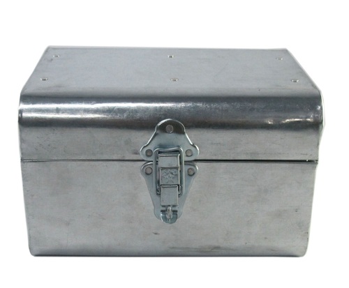 25 cm Galvanised Trunk