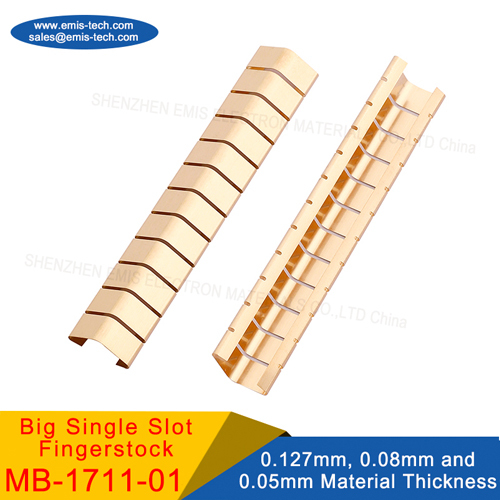 big single slot fingerstock