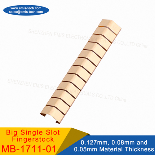 big single slot fingerstock