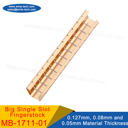 big single slot fingerstock