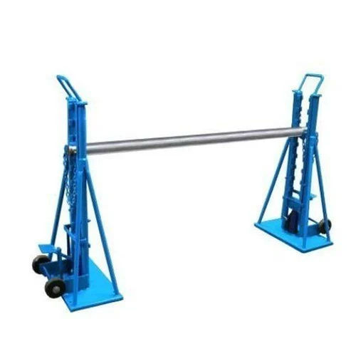 Hydraulic Lifting Jacks For Cable Drums - Color: Blue