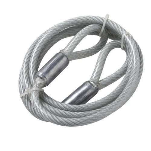 4Mm Pvc Coated Wire Ropes - Color: Silver