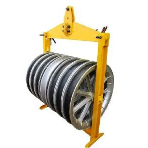 Yellow Three Sheave Aerial Roller