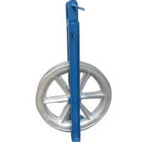 Opgw Aerial Roller - Mild Steel, Standard Size, Yellow Color | Rust Resistant, Industrial Grade