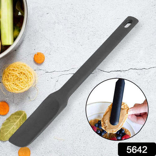 LONG HANDLE SILICONE KITCHEN SPATULA NON-STICK