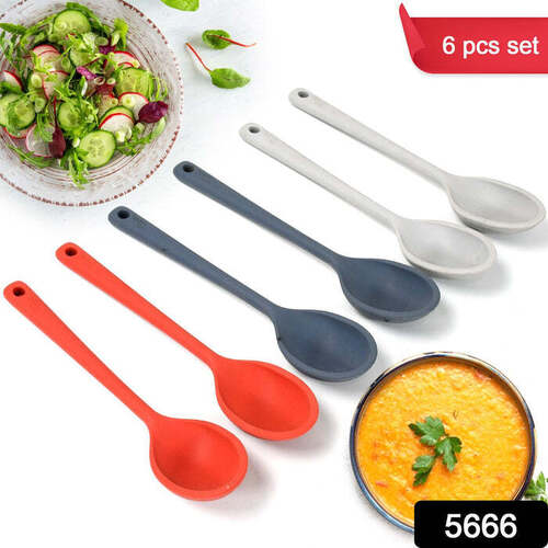 Multipurpose Silicone Spoon, Silicone Basting Spoon Non-stick