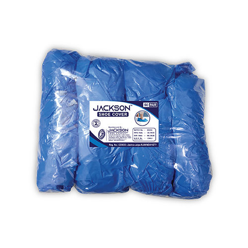 Blue Disposable Non Woven Plastic Shoe Cover